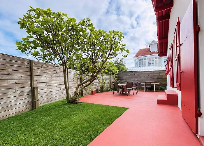 Maison Basque Avec Terrasse, Clim, Et Wi-fi A 600m De La - - Fr-1-433-69 度假居 阿卡雄